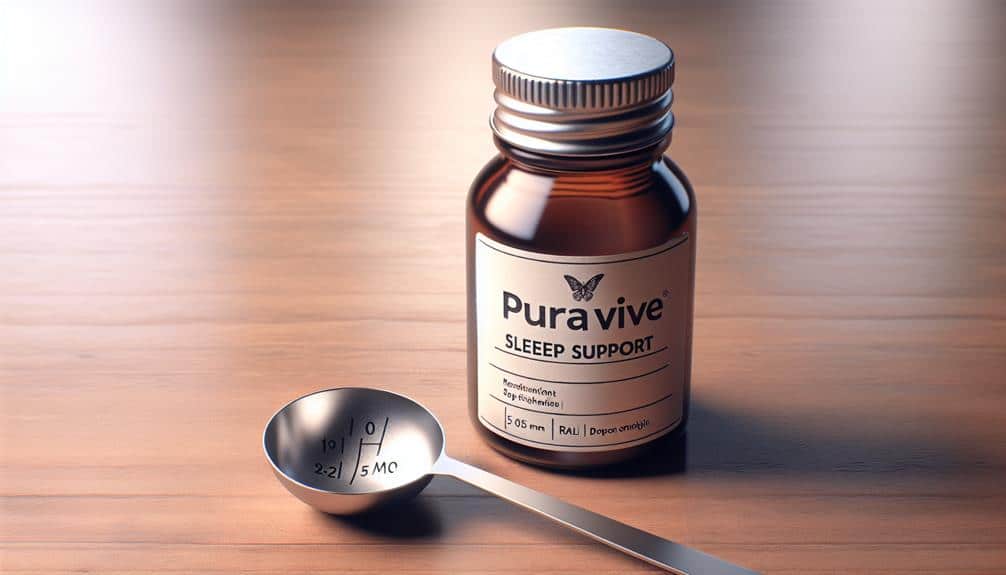 puravive sleep support dosage